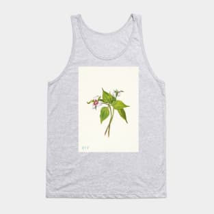 Painted trillium - Botanical Illustration Tank Top